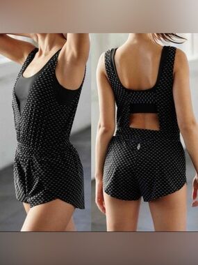 Free People FP Movement Jog It Off Workout Romper